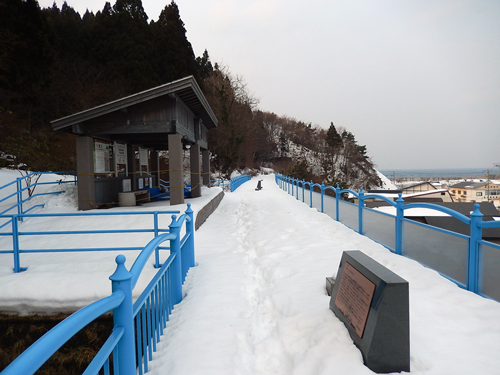 下風呂駅から大間方面