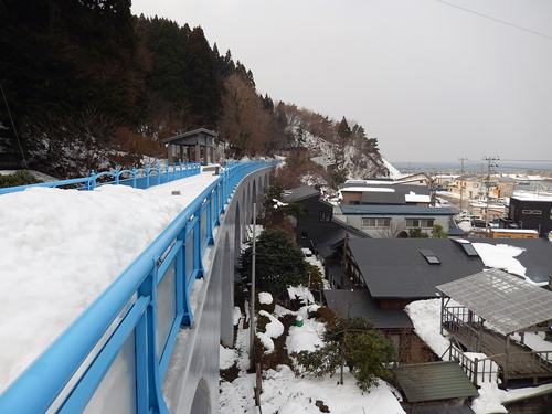 下風呂駅アーチ橋