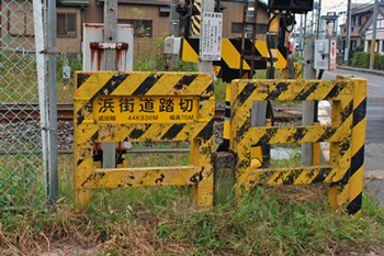 JR成田線 浜街道踏切