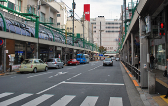 JR常磐線北千住駅入口